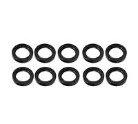 NBR Oil Seals Industrial Grade High Temperature Resistant Rotatable Shaft Sealing for Machinery Equipment Nitrile Rubber Carbon Steel 35mm 50mm 10Pcs (Outer diameter 50mm)