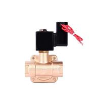 NBR-Seal Normally Closed Solenoid Valve 12V 24V 220V, Brass Pilot Diaphragm Type Water Electric Valve 1pc(0927400,12VDC)