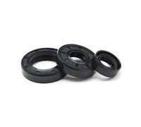 NBR Shaft Oil Seal Tc-10 * 15-35 * 4-9mm Nitrile Covered Double Lip with Spring Skeleton Oil Seal, 10x15x7mm 4pcs