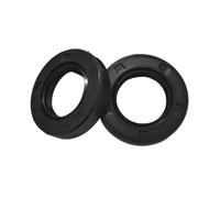 NBR Shaft Seal Gasket - Double Lip Nitrile Oil Seal with Garter Spring for High-Speed Applications - 2pcs(25x44x10mm)