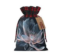 NBRIEU 3D Flower Print Reusable Gift Bag for Christmas Party Wedding