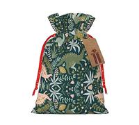 NBRIEU Cute Dinosaur Print Gift Bag, Bring a Drawstring, Reusable Gift Bag for Party, Wedding