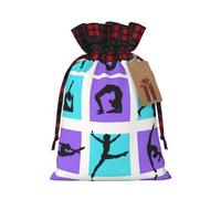 NBRIEU Gymnastics Game Print Gift Bag Reusable Christmas Party Wedding Favors