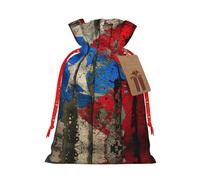NBRIEU Puerto Rico Flag Print Gift Bag, Bring a Drawstring, Reusable Gift Bag for Party, Wedding