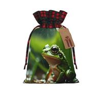 NBRIEU Reusable Frog and Rain Gift Bag for Christmas Party Wedding