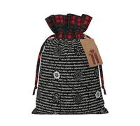 NBRIEU Supernatural Inspired Reusable Gift Bag for Christmas Party Wedding Favors