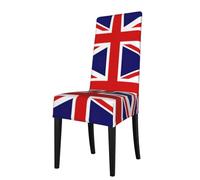 NBRIEU Union Jack Print Chair Covers Washable Removable Elastic