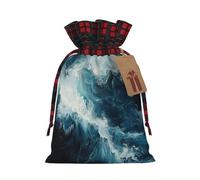 NBRIEU Within The Tides Reusable Gift Bag for Christmas Party, Wedding