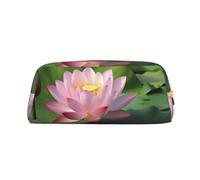 NBSKSDLK Beautiful Flower Makeup Bag for Women Men Pencil Pouch Travel Small Cosmetic Bag Zippered Toiletry Bags Aesthetic Pen Bags Trendy Storage Bags Leather Coin Pouch Purse, Gold, One Size