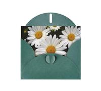 NBSKSDLK Daisy Flower Greeting Cards All Occasion Blank Note Cards with Envelopes Pop Up Birthday Card Postcards Personalized Thank You Card 4x6 Inch