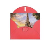 NBSKSDLK Eiffel Tower Paris Greeting Cards All Occasion Blank Note Cards with Envelopes Pop Up Birthday Card Postcards Personalized Thank You Card 4x6 Inch