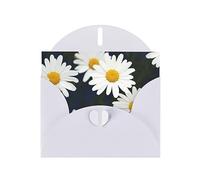 NBSKSDLK Flowers Daisy Greeting Cards All Occasion Blank Note Cards with Envelopes Pop Up Birthday Card Postcards Personalized Thank You Card 4x6 Inch
