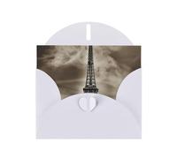NBSKSDLK Paris Eiffel Tower Greeting Cards All Occasion Blank Note Cards with Envelopes Pop Up Birthday Card Postcards Personalized Thank You Card 4x6 Inch