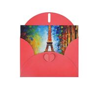 NBSKSDLK paris eiffel tower painting Greeting Cards All Occasion Blank Note Cards with Envelopes Pop Up Birthday Card Postcards Personalized Thank You Card 4x6 Inch
