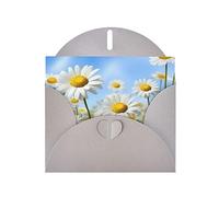 NBSKSDLK Spring Daisy Flowers Greeting Cards All Occasion Blank Note Cards with Envelopes Pop Up Birthday Card Postcards Personalized Thank You Card 4x6 Inch