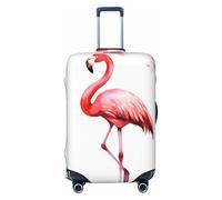 NBSKSDLK Travel Luggage Cover Flamingo Suitcase Protector Anti-Scratch Washable Baggage Covers Elastic Suitcase Cover Tsa Approved Baggage Protector Fit 18-32 Inch Luggage, Black, M