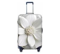 NBSKSDLK Travel Luggage Cover Flower Suitcase Protector Anti-Scratch Washable Baggage Covers Elastic Suitcase Cover Tsa Approved Baggage Protector Fit 18-32 Inch Luggage, Black, S