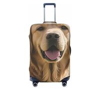NBSKSDLK Travel Luggage Cover Lovely Dog Suitcase Protector Anti-Scratch Washable Baggage Covers Elastic Suitcase Cover Tsa Approved Baggage Protector Fit 18-32 Inch Luggage, Black, XL