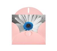 NBSKSDLK White Blue Daisy Greeting Cards All Occasion Blank Note Cards with Envelopes Pop Up Birthday Card Postcards Personalized Thank You Card 4x6 Inch