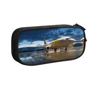 NBSNGSLS Airplane in The Evening Light Print Pencil Case Stylish Print Pencil Case - Organize Your Stationery with Elegance