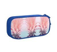NBSNGSLS Beautiful Pineapple Print Pencil Case Stylish Print Pencil Case - Organize Your Stationery with Elegance