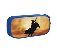 NBSNGSLS Cool Bull Riding Print Pencil Case Stylish Print Pencil Case - Organize Your Stationery with Elegance