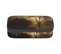 NBSNGSLS Countryside Farm Print Pencil Case Stylish Print Pencil Case - Organize Your Stationery with Elegance