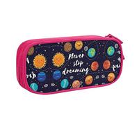 NBSNGSLS Cute Planet Print Pencil Case Stylish Print Pencil Case - Organize Your Stationery with Elegance