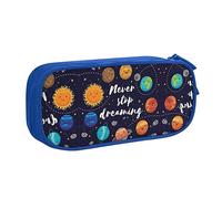 NBSNGSLS Cute Planet Print Pencil Case Stylish Print Pencil Case - Organize Your Stationery with Elegance