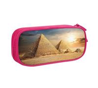 NBSNGSLS Egyptian Pyramid in Desert Print Pencil Case Stylish Print Pencil Case - Organize Your Stationery with Elegance
