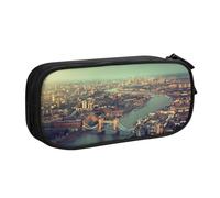 NBSNGSLS Famous Cityscape Print Pencil Case Stylish Print Pencil Case - Organize Your Stationery with Elegance