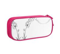 NBSNGSLS Flying Flowers and Music Symbols Print Pencil Case Stylish Print Pencil Case - Organize Your Stationery with Elegance