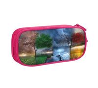 NBSNGSLS Four Season Tree of Life Print Pencil Case Stylish Print Pencil Case - Organize Your Stationery with Elegance