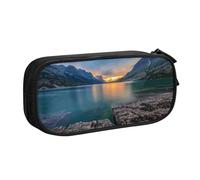 NBSNGSLS Glacier National Park Print Pencil Case Stylish Print Pencil Case - Organize Your Stationery with Elegance