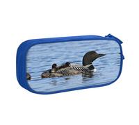 NBSNGSLS Loon Birds Print Pencil Case Stylish Print Pencil Case - Organize Your Stationery with Elegance