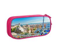 NBSNGSLS Spain Water City Print Pencil Case Stylish Print Pencil Case - Organize Your Stationery with Elegance