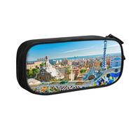 NBSNGSLS Spain Water City Print Pencil Case Stylish Print Pencil Case - Organize Your Stationery with Elegance