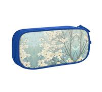 NBSNGSLS Spring Dogwood Blossoms Print Pencil Case Stylish Print Pencil Case - Organize Your Stationery with Elegance