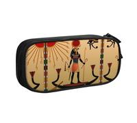 NBSNGSLS Sun Old Egyptian Timeless Grace Print Pencil Case Stylish Print Pencil Case - Organize Your Stationery with Elegance