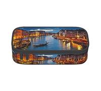 NBSNGSLS Venice Night Print Pencil Case Stylish Print Pencil Case - Organize Your Stationery with Elegance