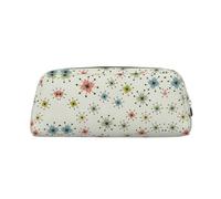 Nbtghga Absctract Geometric Pattern Space Print Pencil Pouch, Pen Bag with Practical Zip, Stationery Pouch for School Office