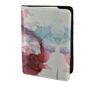 Nbtghga Abstract Marbleprint Leather Travel Passport Wallet Blocking Passport Cover Travel Documents Organizer