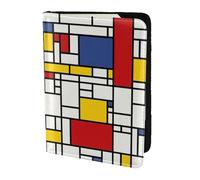 Nbtghga Abstract Patternprint Leather Travel Passport Wallet Blocking Passport Cover Travel Documents Organizer