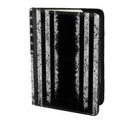 Nbtghga American Camouflageprint Leather Travel Passport Wallet Blocking Passport Cover Travel Documents Organizer