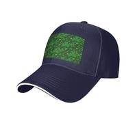Nbtghga Background St Patrick's Day Glitter Print Baseball Cap Golf Dad Hat Adjustable Original Classic Cap Casquette,Outdoor Sports Casual Wear Navy Blue