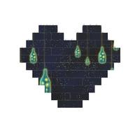 Nbtghga Beautiful Bottle Of Under The Night Sky Print Building Brick Puzzles, Family Keepsake Romantic Home Decor Anniversary Birthday Gifts