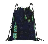 Nbtghga Beautiful Bottle Of Under The Night Sky Print Drawstring Bags Gym Bag,Draw String Back Bag For Shopping Sport Yoga Travel,Beach