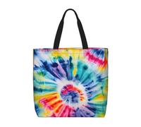 Nbtghga Beautiful World Rainbow Tribe Print Tote Bags, Portable Beach Bag Reusable Grocery Bags For Shopping Gym Travel