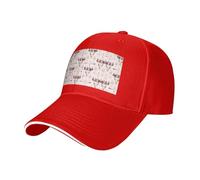 Nbtghga Bull Skull Tribal Print Baseball Cap Golf Dad Hat Adjustable Original Classic Cap Casquette,Outdoor Sports Casual Wear Red