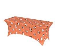 Nbtghga Dog With Big Bones Print Rectangular Tablecloth,Stylish Rectangular Table Cover Clean Tablecloth Easy Installation